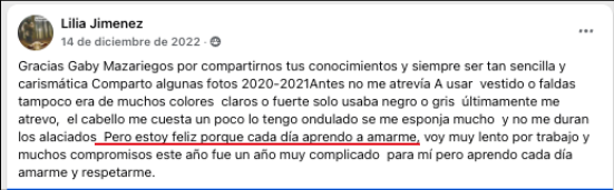 lilia testimonio 2